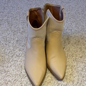 Universal Thread Cream Ankle Booties